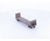 Walthers 932-2900 HO Bulkhead Flat Car Weathered Undecorated - Freight Cars