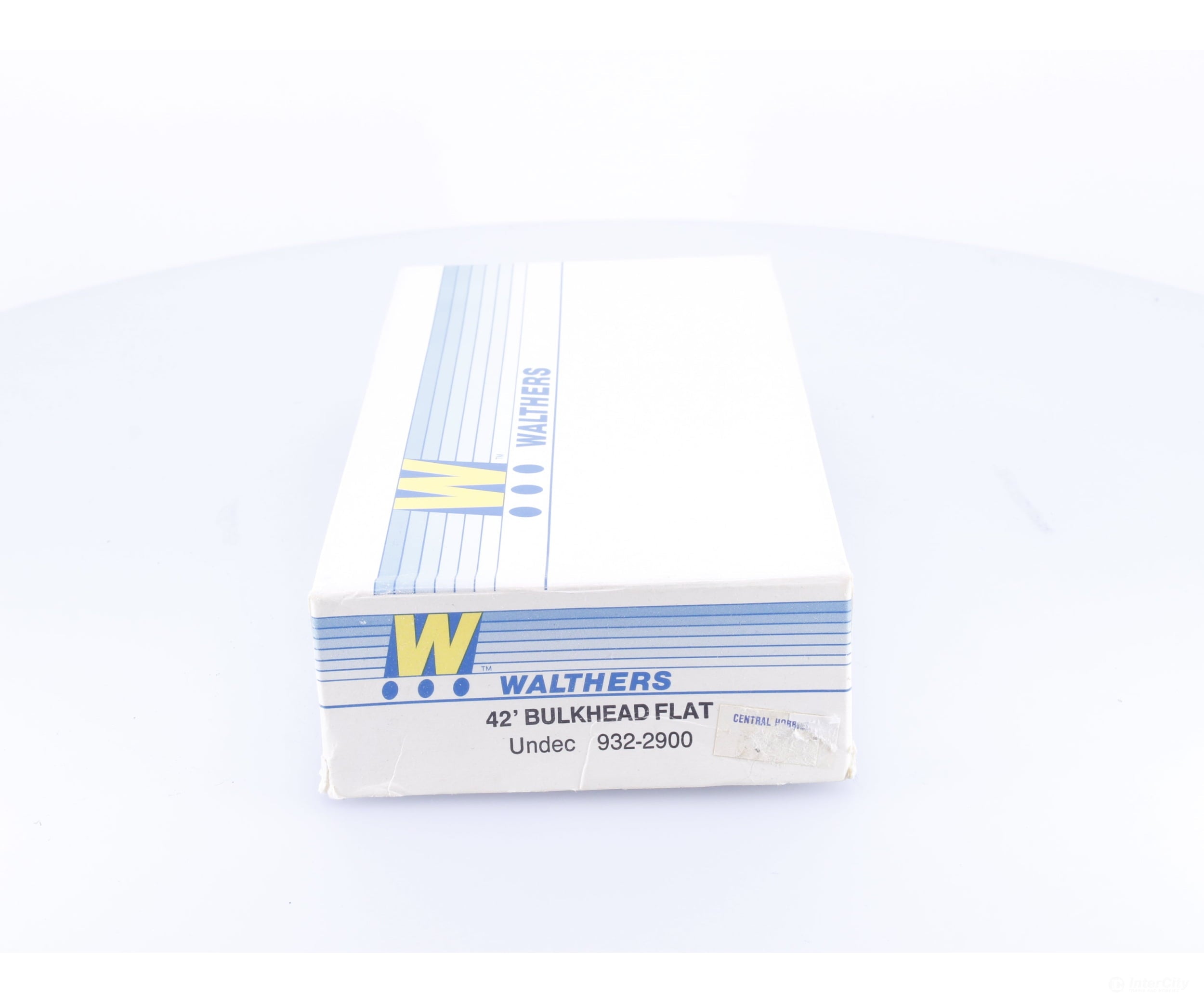 Walthers 932-2900 HO Bulkhead Flat Car Weathered Undecorated - Freight Cars