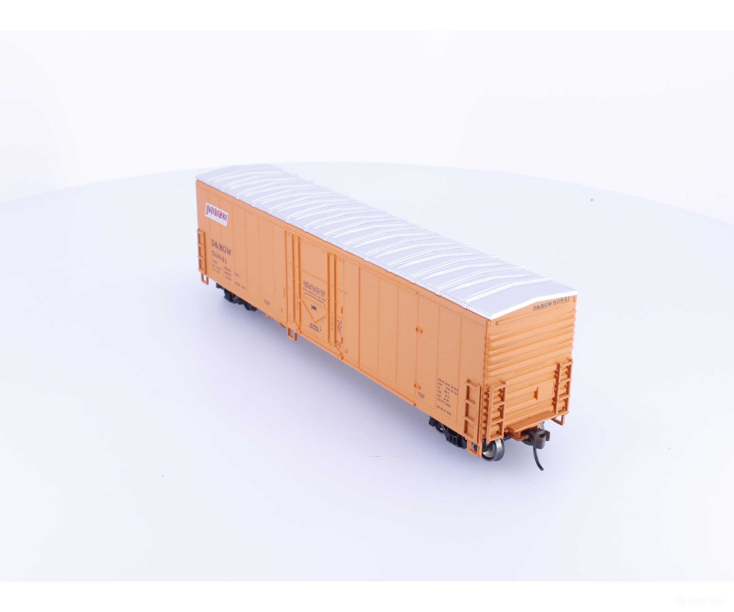 Walthers 932-3452 HO 50’ Smooth Side Single Door Boxcar NITX Denver and Rio Grande Western (DRGW) 50841 - Freight Cars