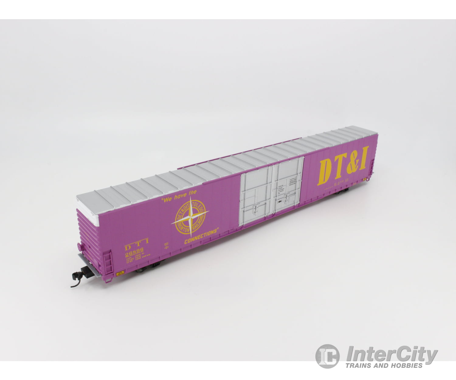 Walthers 932-35017 Ho Pullman Standard 86’ Hi-Cube Box Car 4-Door Passenger Detroit Toledo And