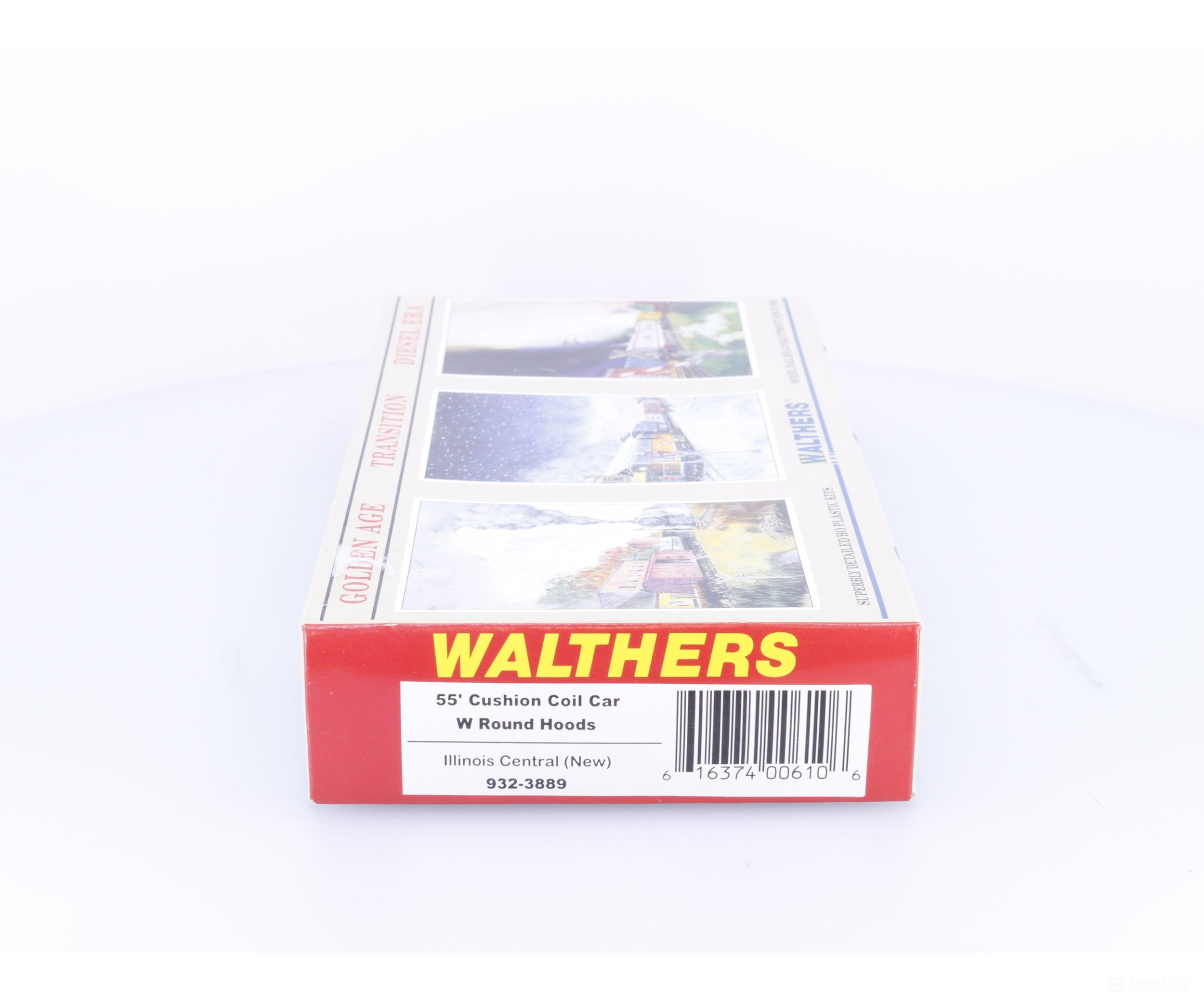 Walthers 932-3889 HO 55’ Cushion Coil Car w/ Round Hoods Illinois Central (IC) 299631 - Freight Cars