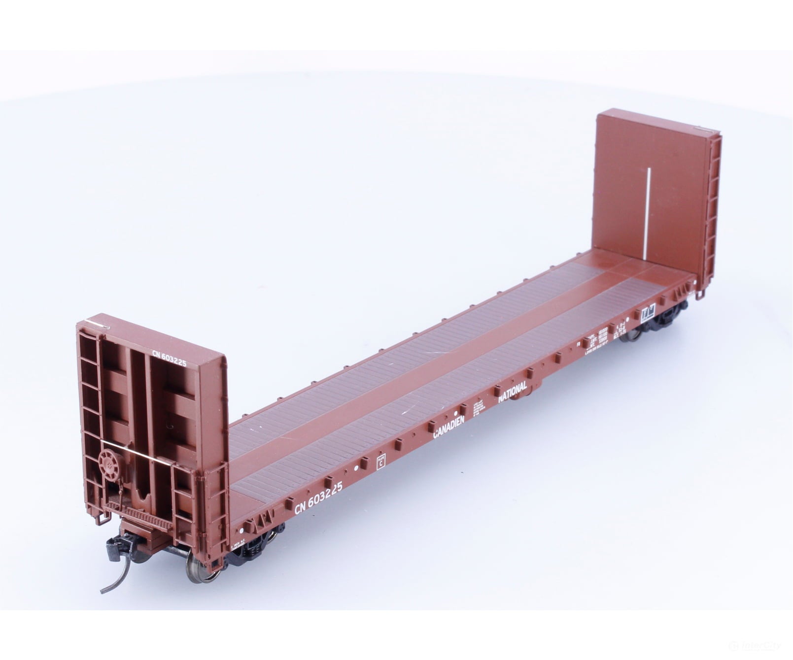 Walthers 932-40051 HO 60’ Bulkhead Flat Car Canadian National (CN) 603225 - Freight Cars