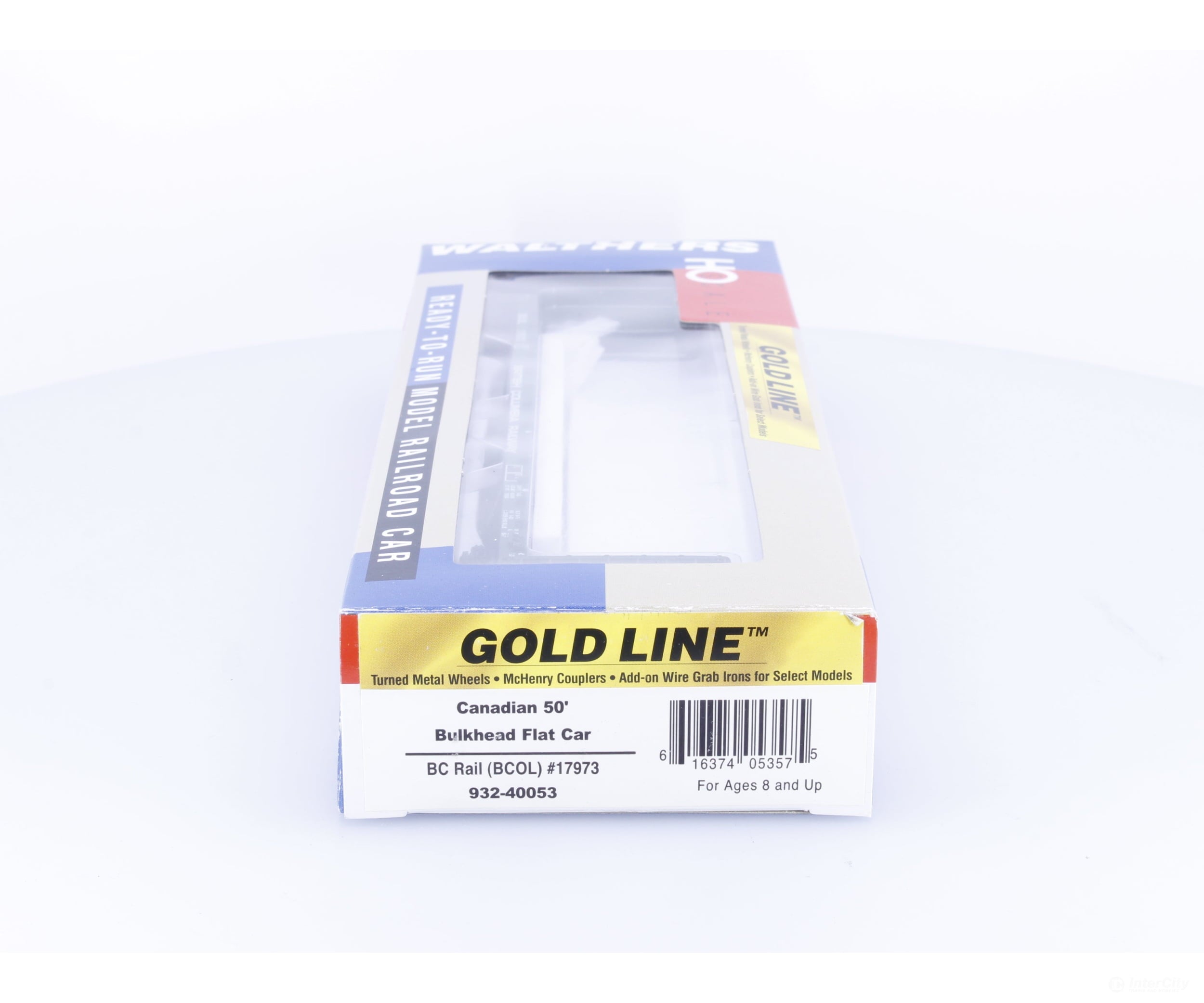 Walthers 932-40053 HO Canadian 50’ Bulkhead Flatcar #2 BC Rail (BCOL) 17973 - Freight Cars