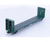 Walthers 932-40055 HO 50’ Bulkhead Flat Car British Columbia Railway (BCOL) 818453 - Freight Cars