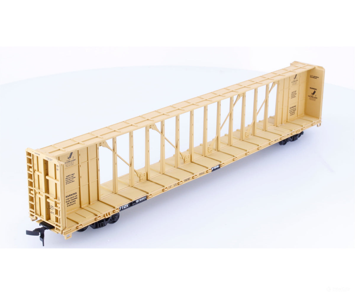Walthers 932-4103 HO 72’ Center Beam Flat Car Trailer Train TTX Corp. (TTX) 87693 - Freight Cars