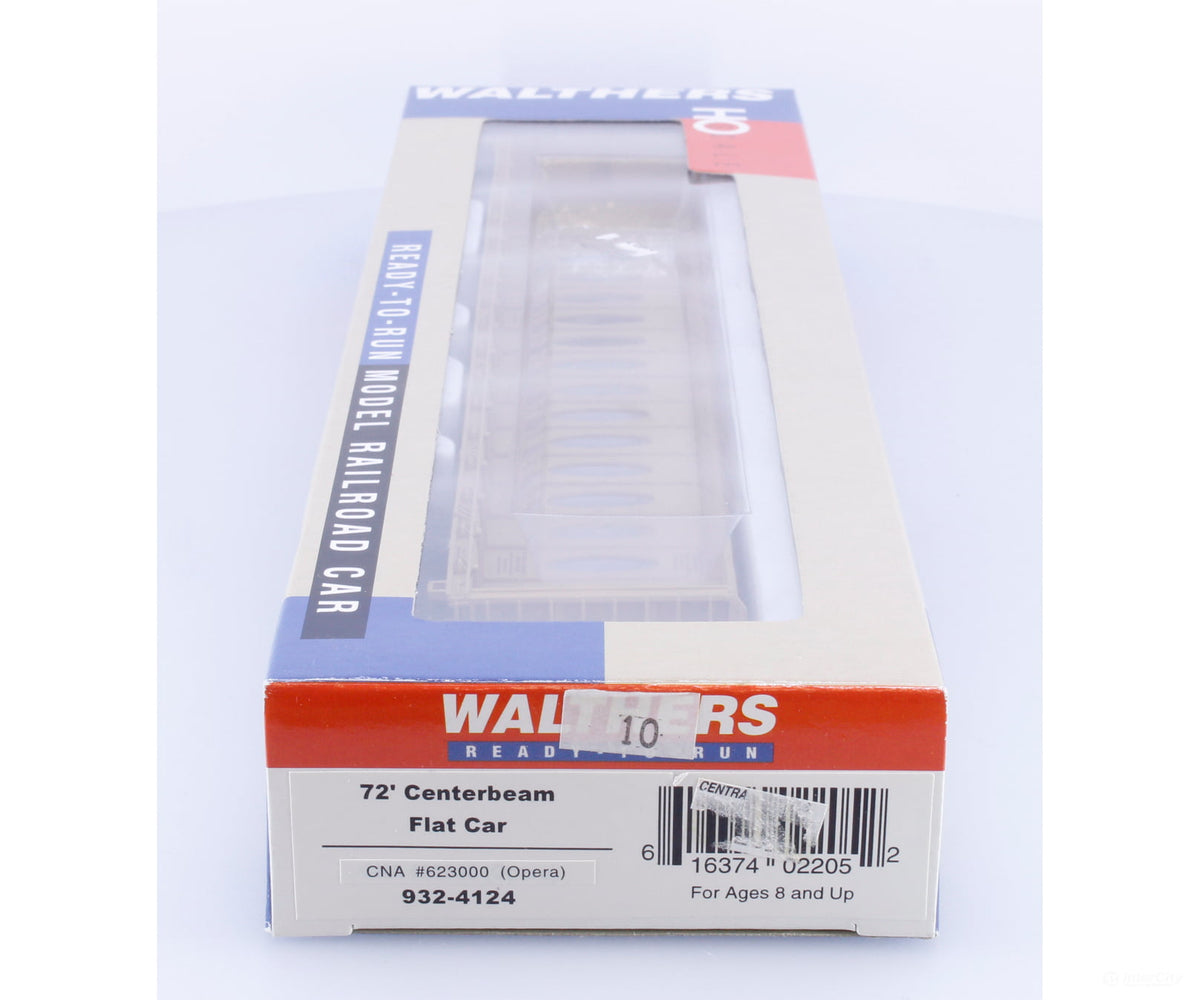 Walthers 932-4124 HO 72’ Center Beam Opera Window Flat Car (CNA) Canadian National (CN) 623000 - Freight Cars