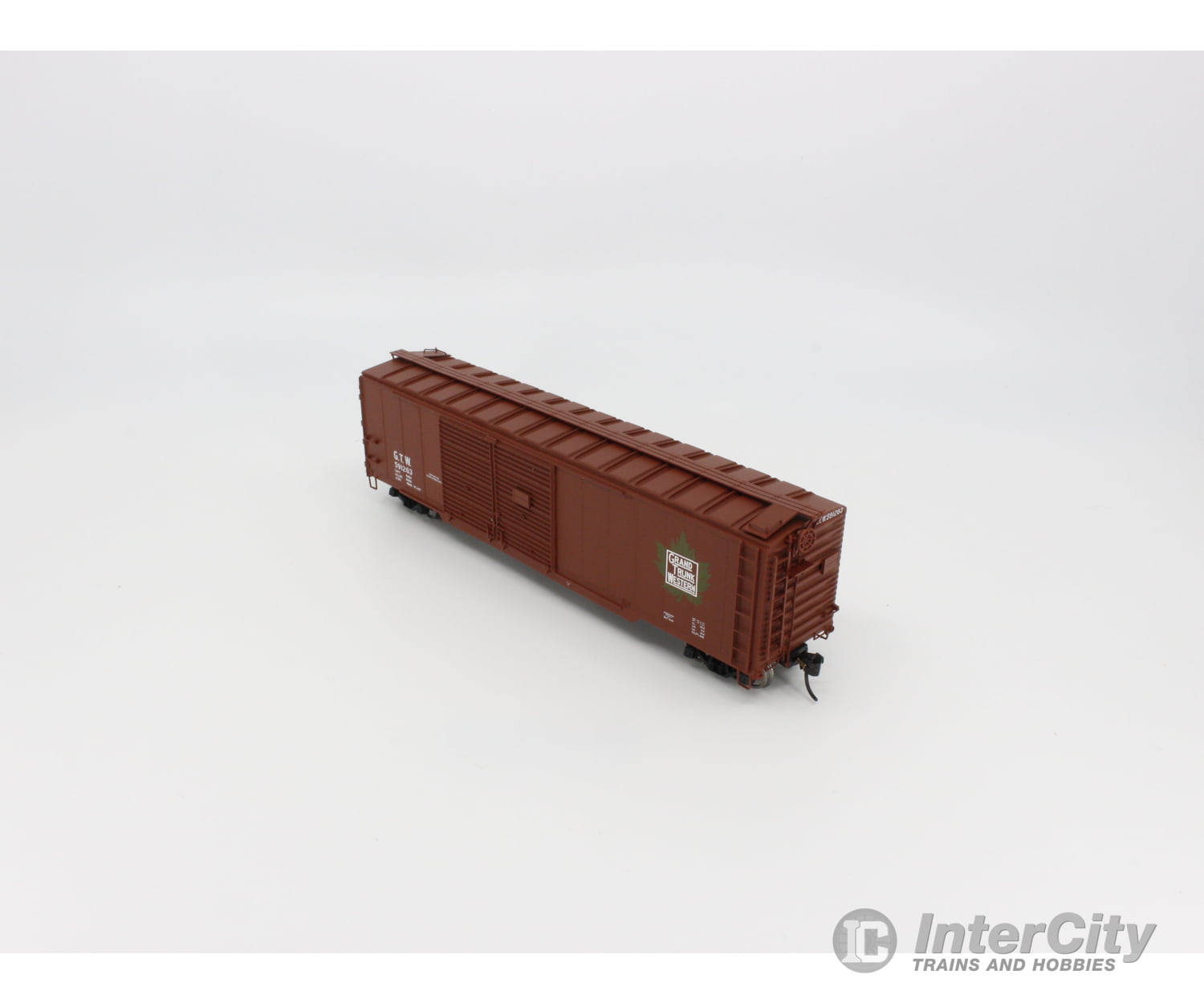 Walthers 932-41653 Ho 50’ Double Door Box Car Freight Grand Trunk Western (Gtw) 591263 Cars