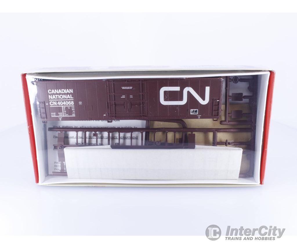 Walthers 932-4766 HO 50’ FGE Insulated Boxcar Kit Canadian National (CN) 404068 Freight Cars