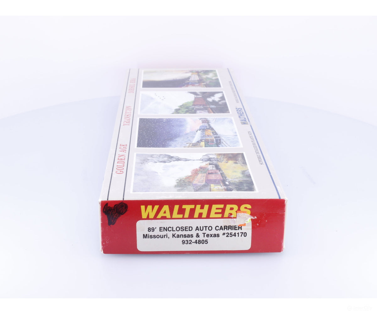 Walthers 932-4805 HO 89’ Enclosed Auto Carrier (TTGX) Missouri Kansas Texas Railroad (MKT) 254170 - Freight Cars