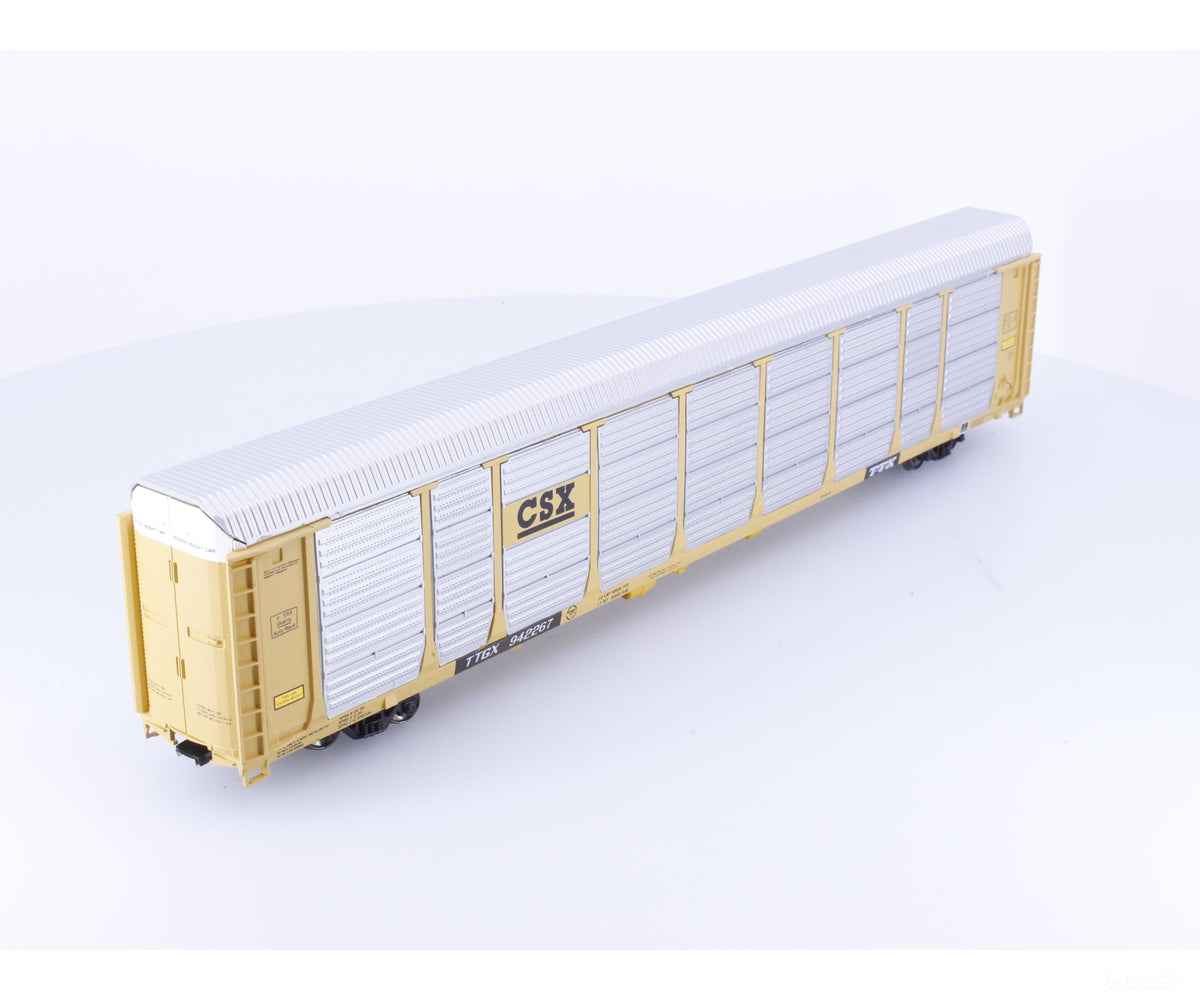Walthers 932-4809 HO 89’ Enclosed Auto Carrier (TTGX) CSX (CSX) 942267 - Freight Cars