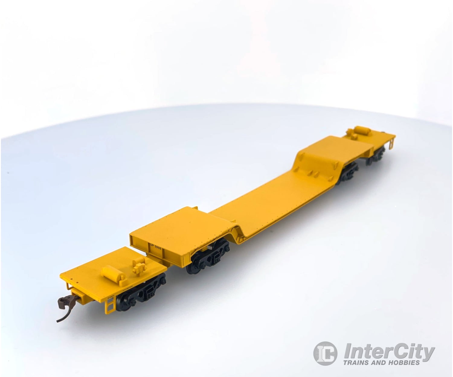 Walthers 932-5623 Ho 81Ft 4 Truck Depressed Center Flat Car Union Pacific (Up) 50004 Freight Cars