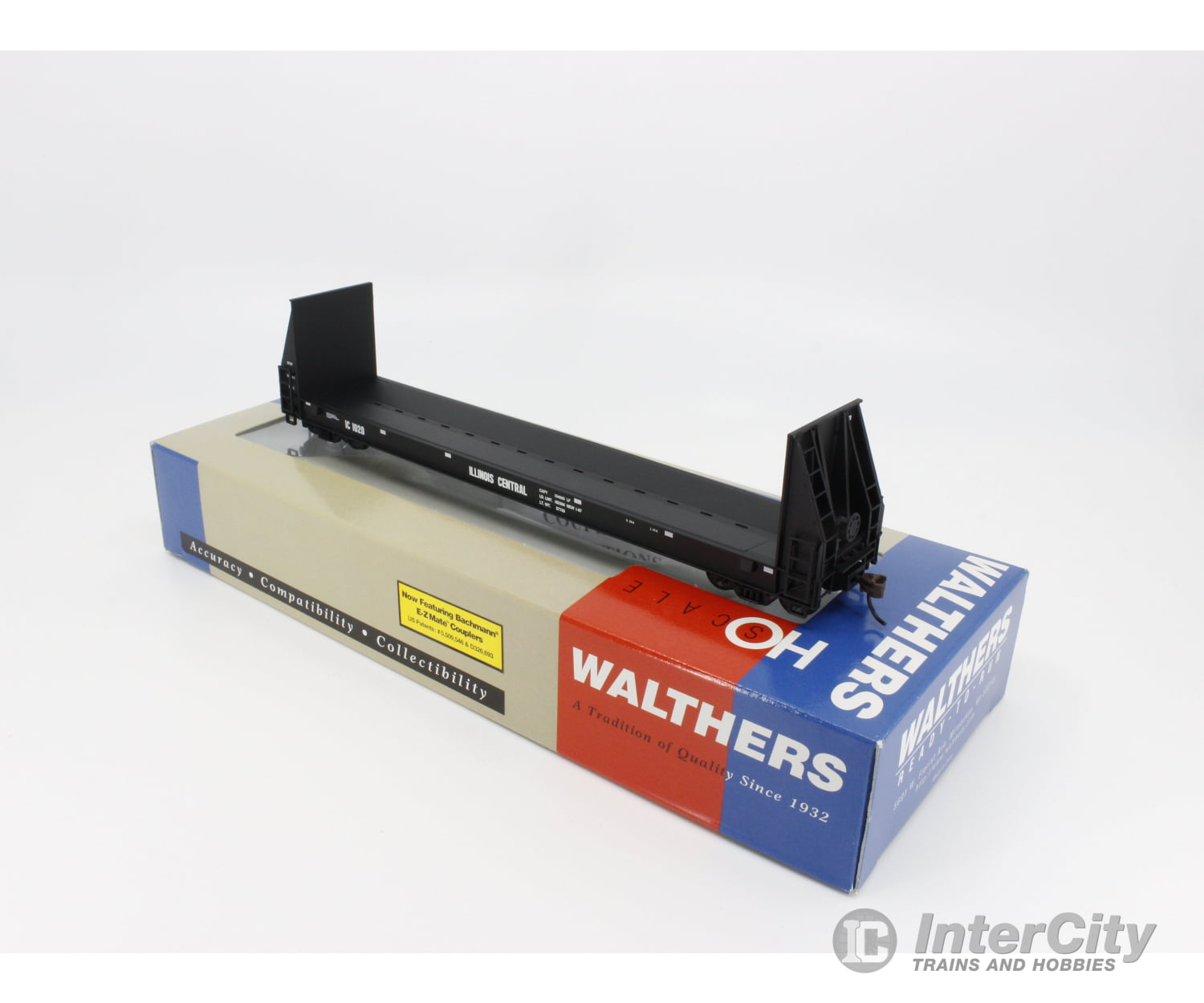 Walthers 932-5790 Ho 50’ Sieco Pulpwood Freight Car Illinois Central (Ic) 1020 Cars