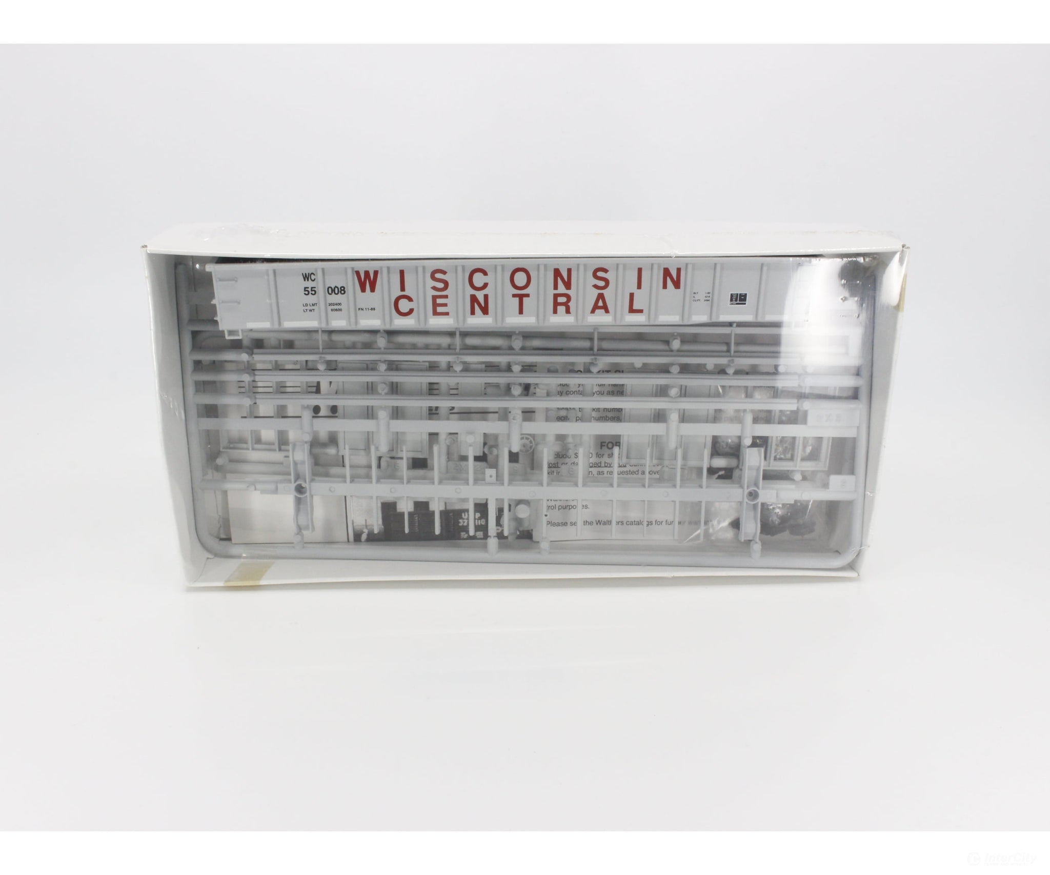Walthers 932-5907 Ho 53’ Thrall Gon Smooth Sides Freight Car Kit Wisconsin Central (Wc) 55008 Cars