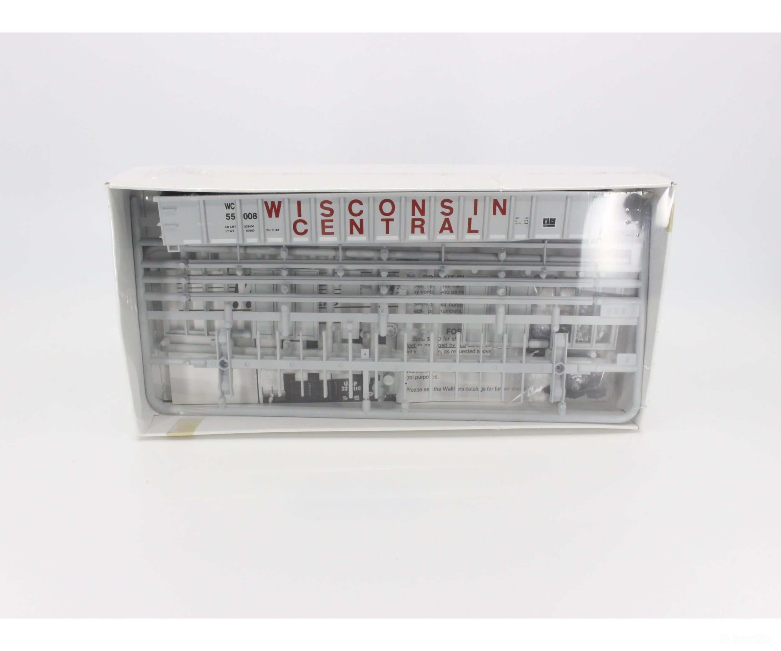 Walthers 932-5907 Ho 53’ Thrall Gon Smooth Sides Freight Car Kit Wisconsin Central (Wc) 55008 Cars