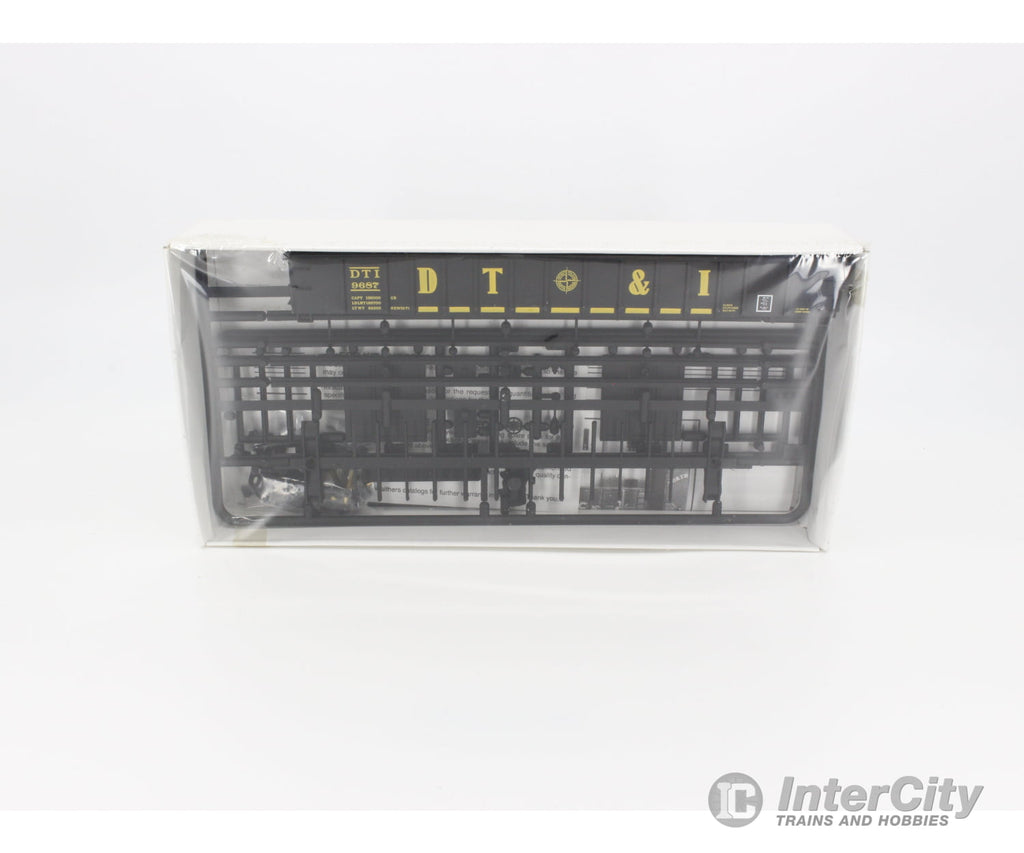 Walthers 932-5909 Ho 53’ Thrall Gon Smooth Sides Freight Car Kit Detroit Toledo And Ironton (Dti)