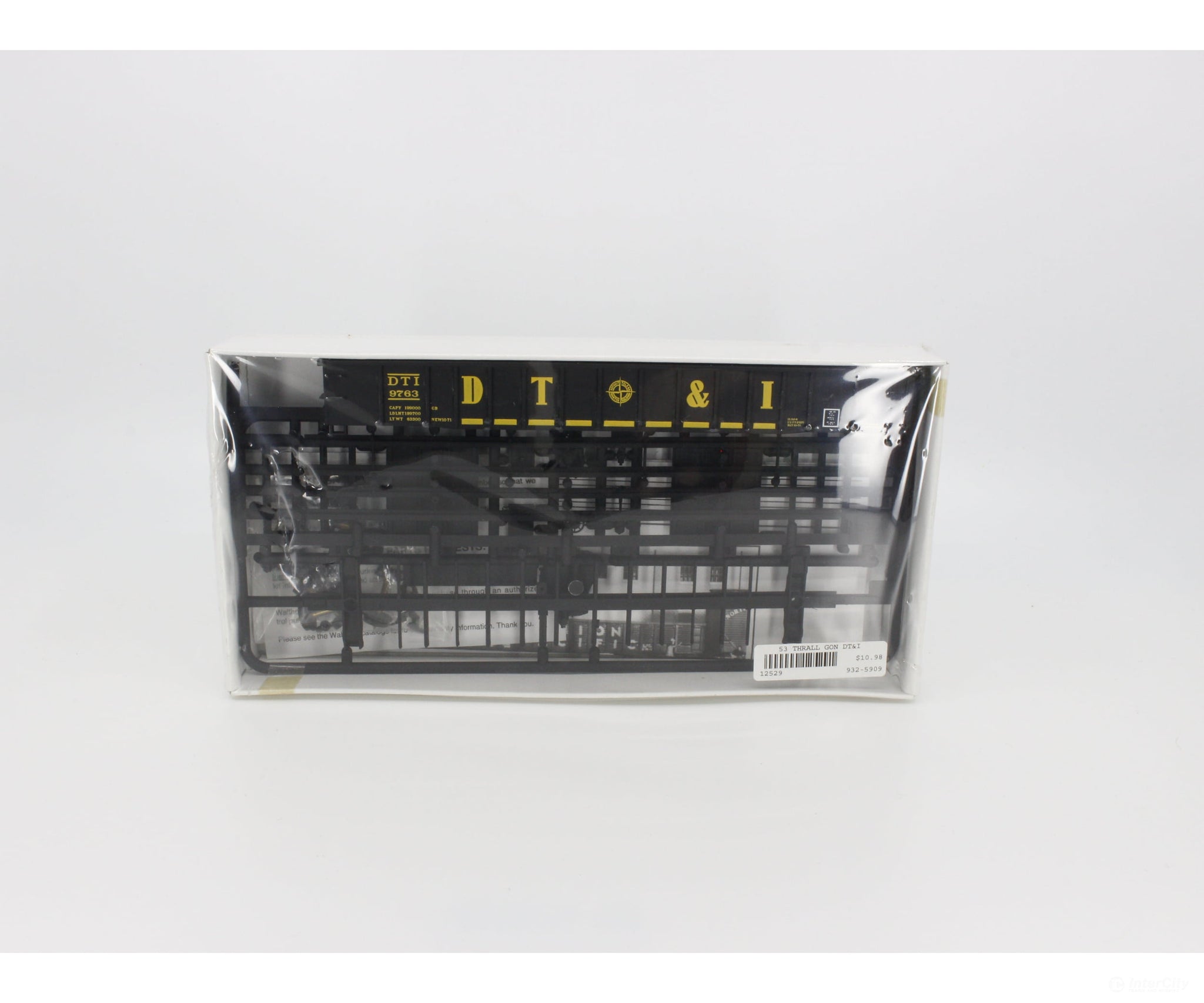 Walthers 932-5909 Ho 53’ Thrall Gon Smooth Sides Freight Car Kit Detroit Toledo And Ironton (Dti)
