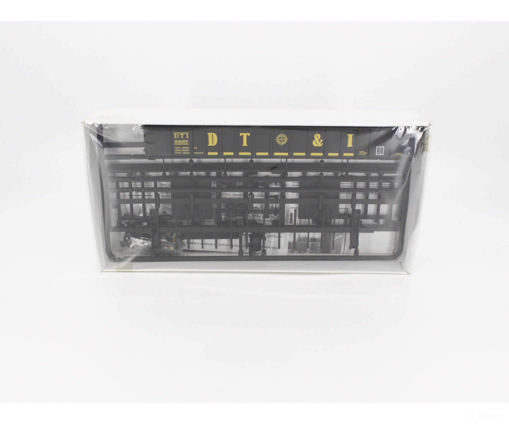 Walthers 932-5909 Ho 53’ Thrall Gon Smooth Sides Freight Car Kit Detroit Toledo And Ironton (Dti)