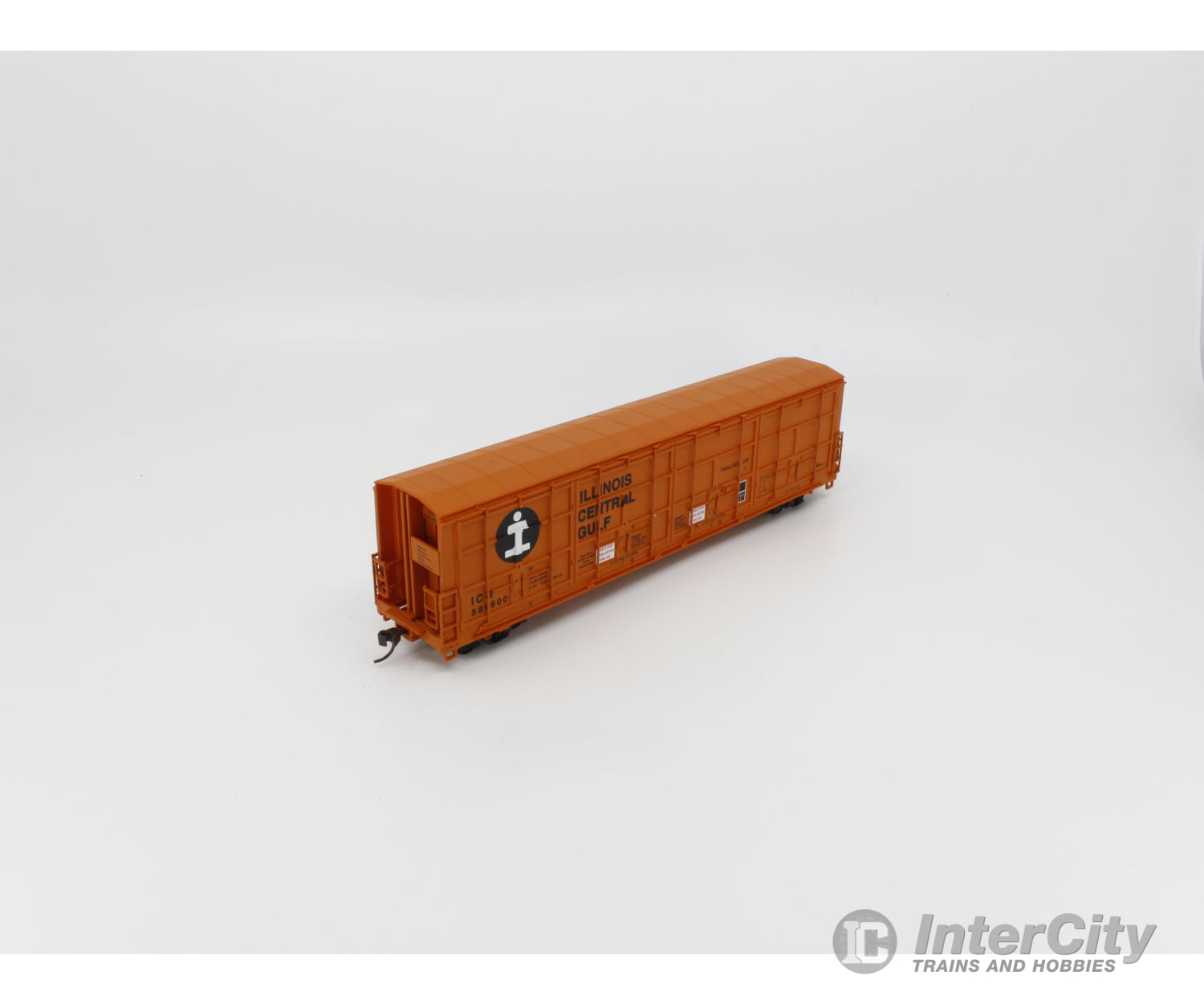 Walthers 932-7018 Ho Thrall-Door Box Freight Car Illinois Central (Ic) 599900 Cars