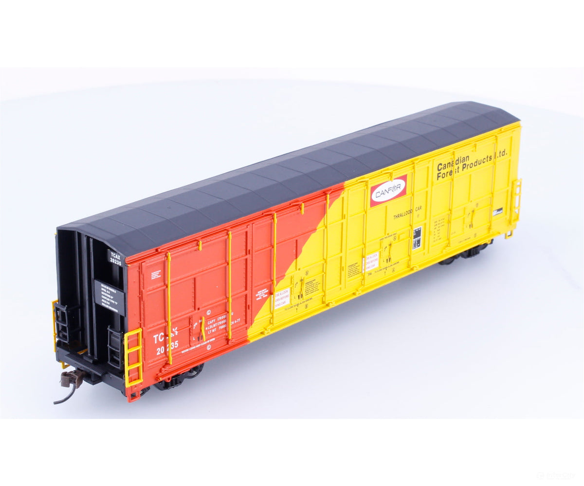 Walthers 932-7023 HO Thrall Door Box Car Canfor (TCAX) 20235 - Freight Cars