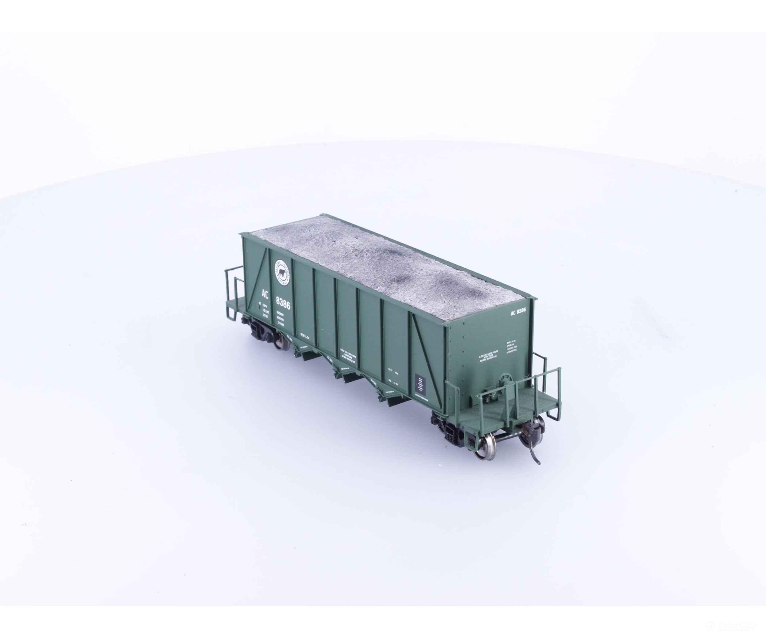Walthers 932-7062 HO 40’ Ortner Aggregate Car Algoma Central (AC) 8386 - Freight Cars
