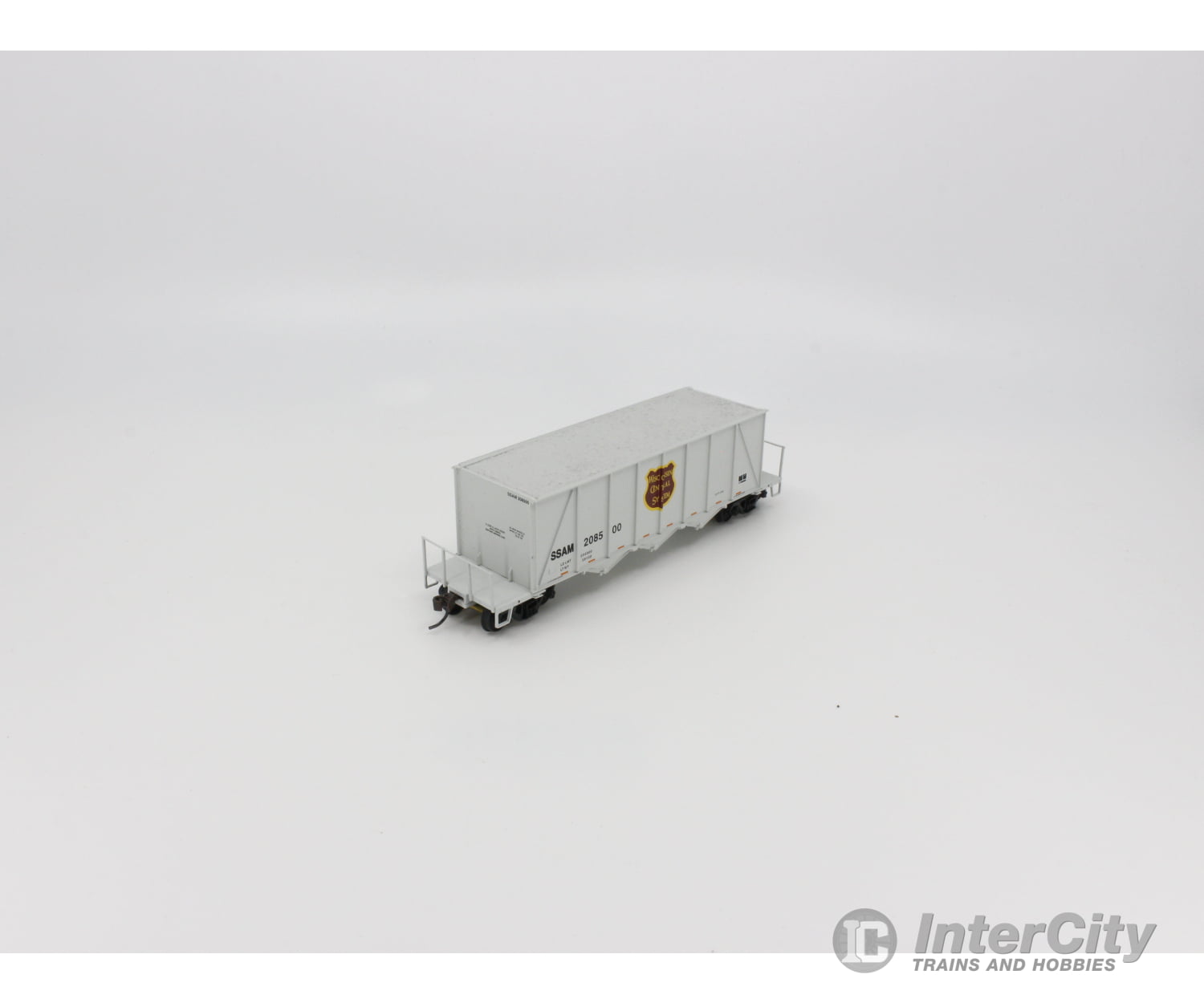 Walthers 932-7063 Ho 40’ Ortner Aggregate Freight Car Wisconsin Central (Wc) 208500 Cars