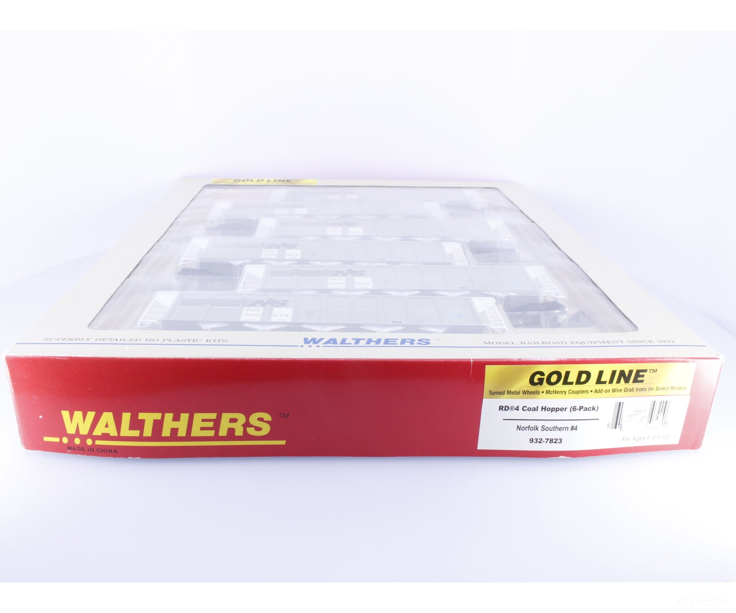 Walthers 932-7823 HO RD4 Coal Hopper 6 Pack #4 Norfolk Southern (NS) 390581 390557 390502 390523 390538 390574