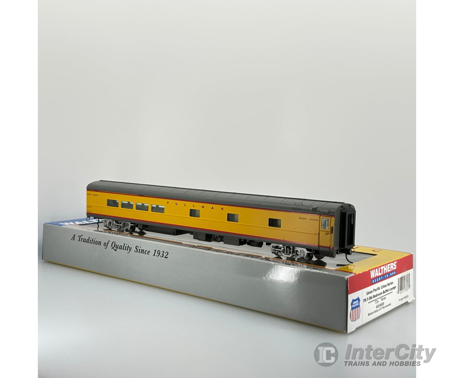 Walthers 932-9520 Ho Ps 5 Dbl Bedroom Buffet Lounge Cities Series City Union Pacifc Passenger Cars