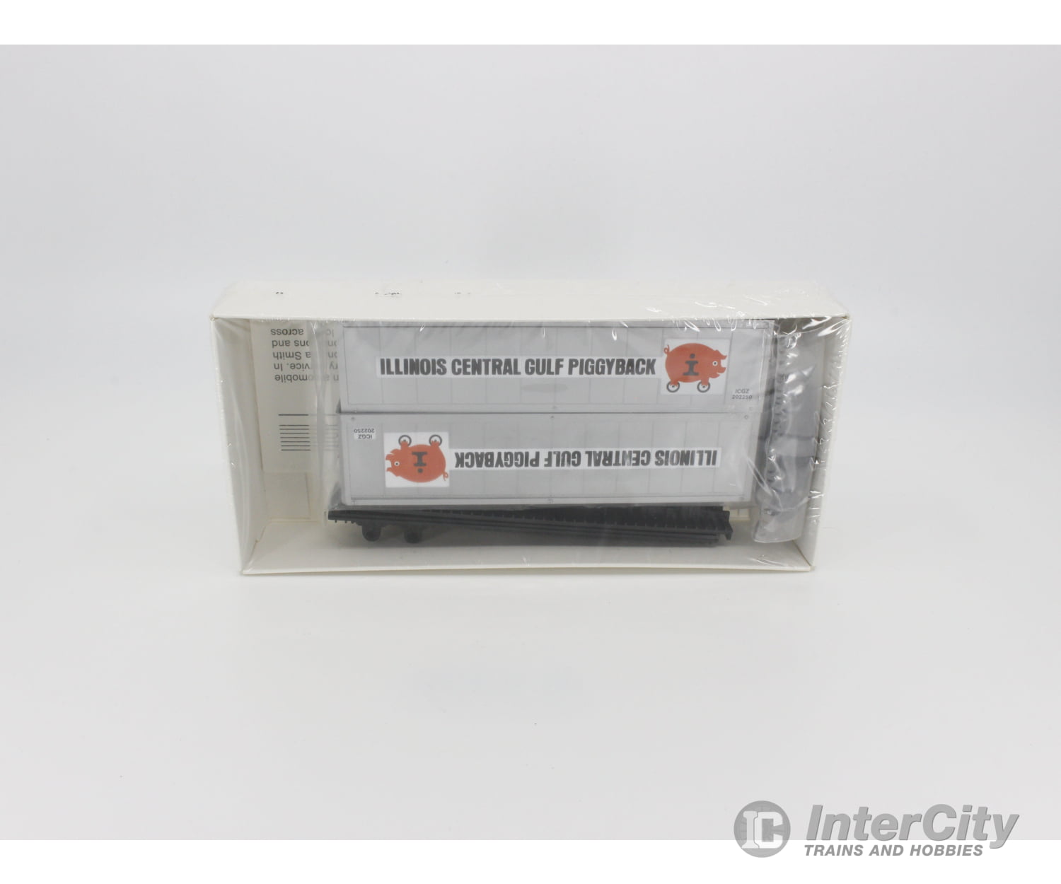 Walthers 933-1457 Ho 40’ Van Trailer Freight Car Kit Illinois Central (Ic) 202250 Cars