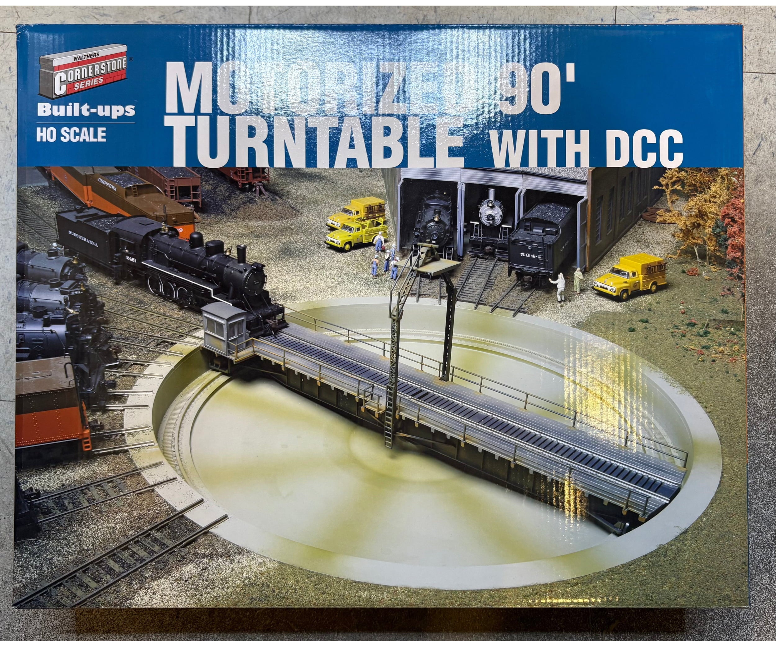Walthers 933-2849 HO Motorized 90’ Turntable with DCC - Track Accessories