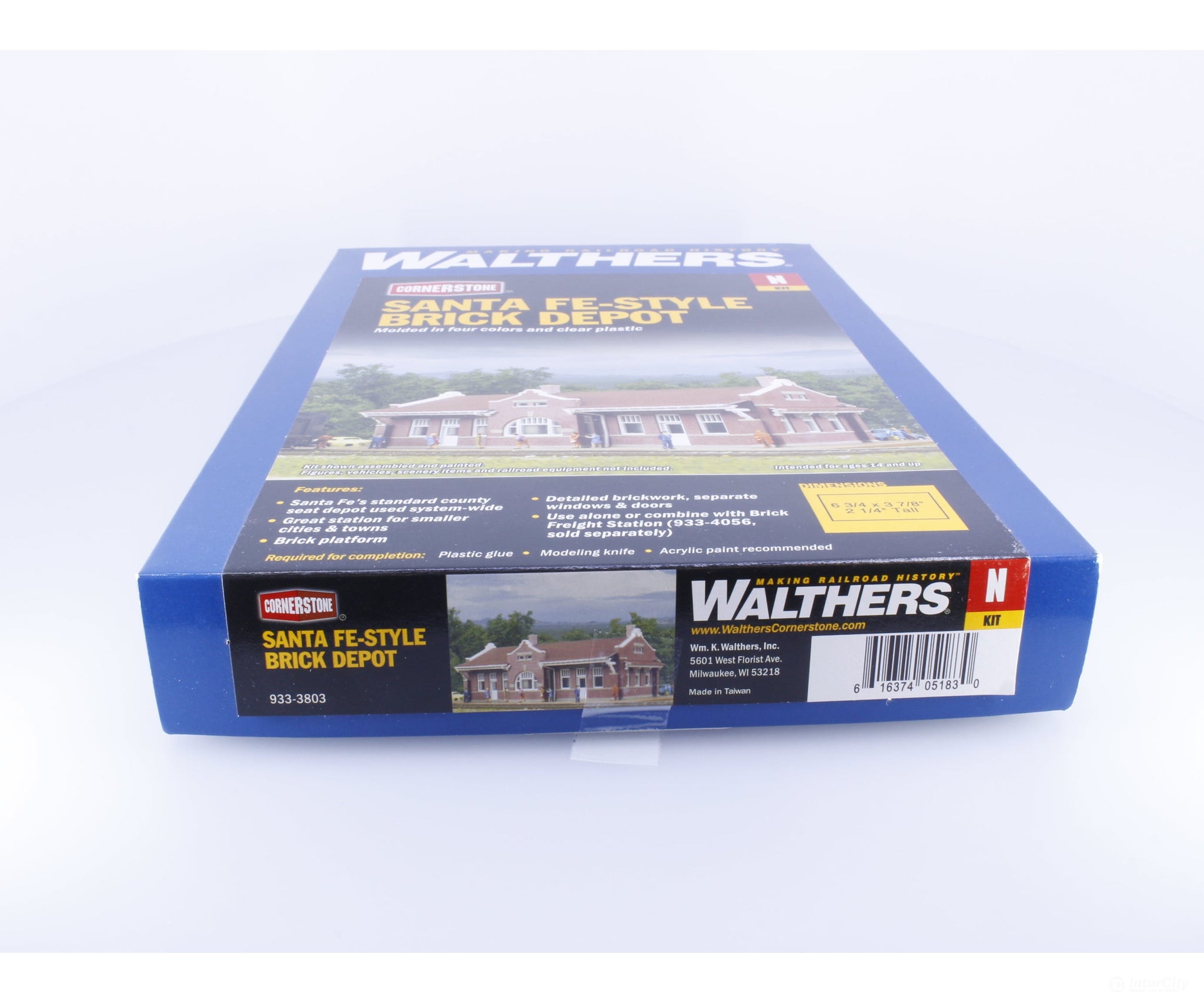 Walthers 933-3803 N Santa Fe Style Brick Depot Kit Structures