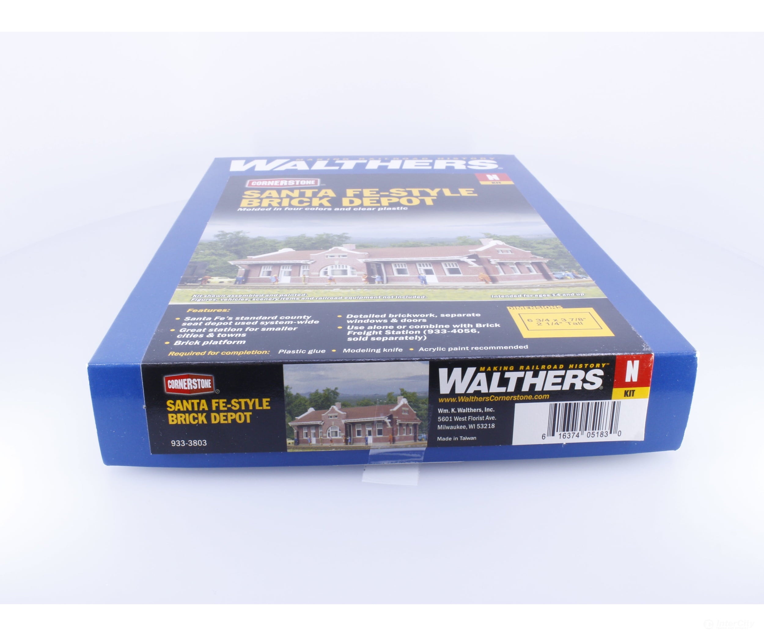 Walthers 933-3803 N Santa Fe Style Brick Depot Kit Structures