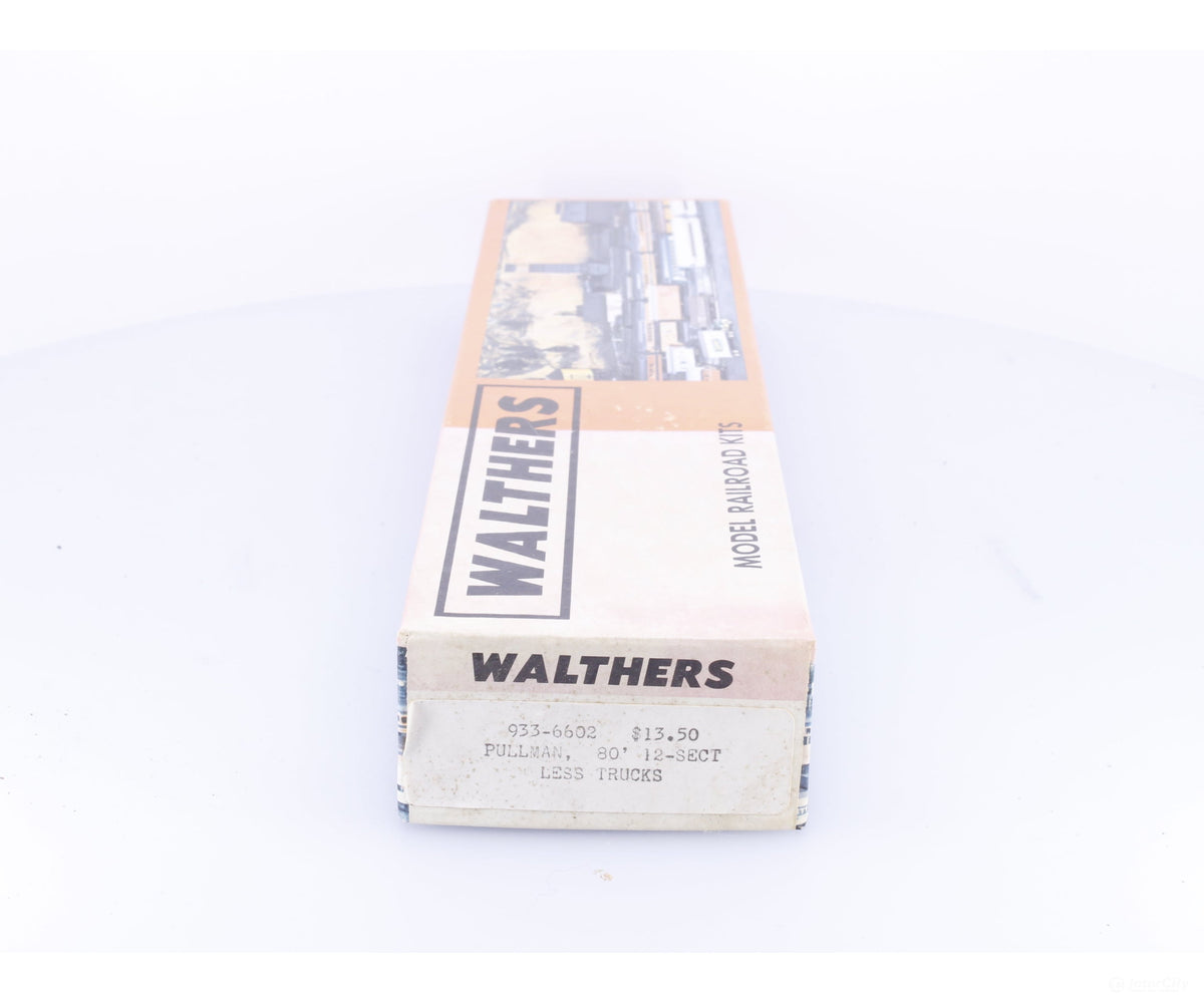 Walthers 933-6602 HO 80’ Pullman 12 Section Passenger Coach Kit #2 Undecorated - Passenger Cars