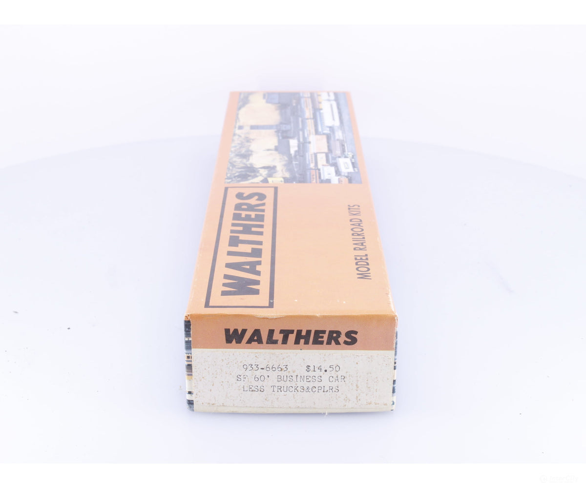 Walthers 933-6663 HO 60’ Business Coach Kit Santa Fe (SF) - Passenger Cars