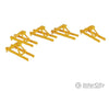 Walthers Cornerstone 2602 Track Bumper - Built-Ups -- Yellow Pkg(5) Accessories