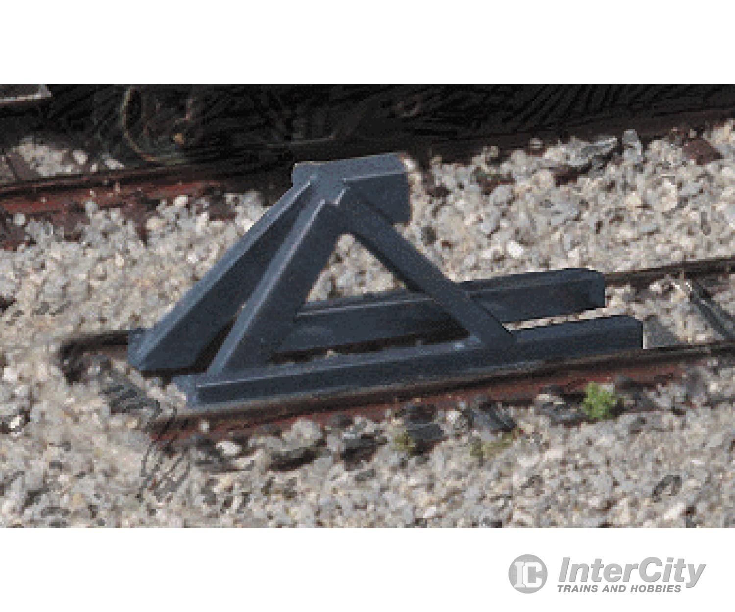 Walthers Cornerstone 2605 Track Bumper - Built-Ups -- Dark Gray Pkg(5) Accessories