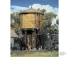 Walthers Cornerstone 2813 Wood Water Tank - Built-Ups -- Assembled Yellow Ochre 3-1/2 X 3-7/8