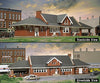 Walthers Cornerstone 2904 City Station -- Kit - 17-5/8 X 5-7/8 4-3/8’ 44.8 14.9 11.1Cm Structures
