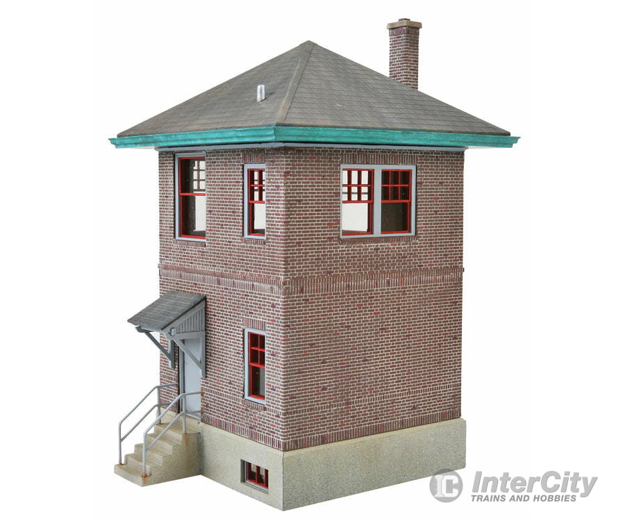 Walthers Cornerstone 2982 Pennsylvania Railroad Block & Interlocking Station -- Kit - 2-7/16 X