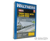 Walthers Cornerstone 2984 Train Shed With Clear Roof -- Kit: 22-3/8 X 11-9/16 6-1/4’ 56.8 29.3