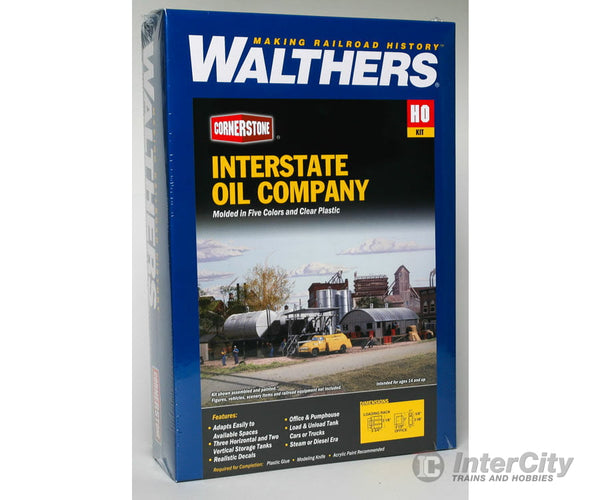 Walthers Cornerstone 3006 Interstate Fuel & Oil -- Kit Structures