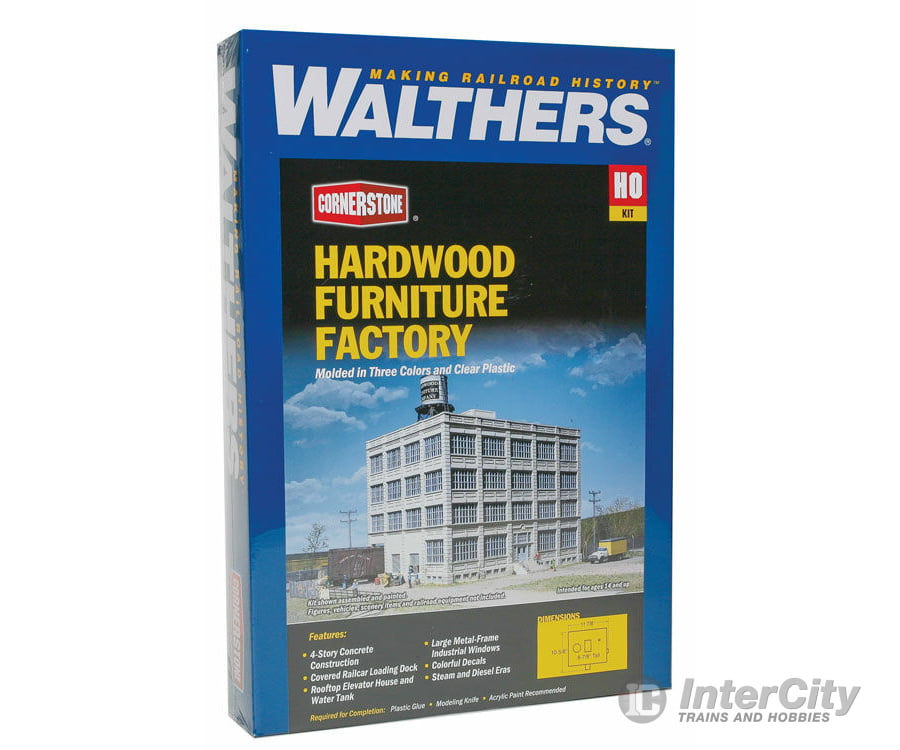 Walthers Cornerstone 3044 Hardwood Furniture Company - - Kit - 11 - 7/8 X 10 - 5/8 8 - 7/8’ 23.5