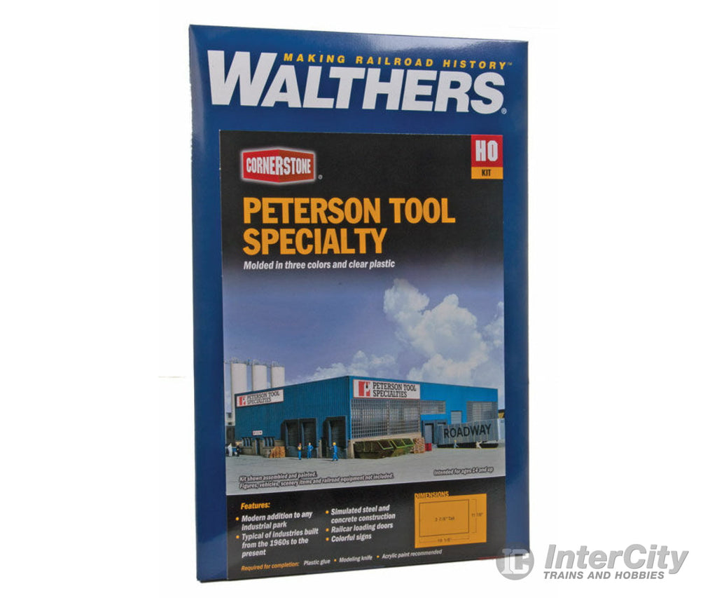 Walthers Cornerstone 3091 Peterson Tool Specialties -- Kit - 19-1/8 X 11-7/8 3-7/8’ 47.8 29.7