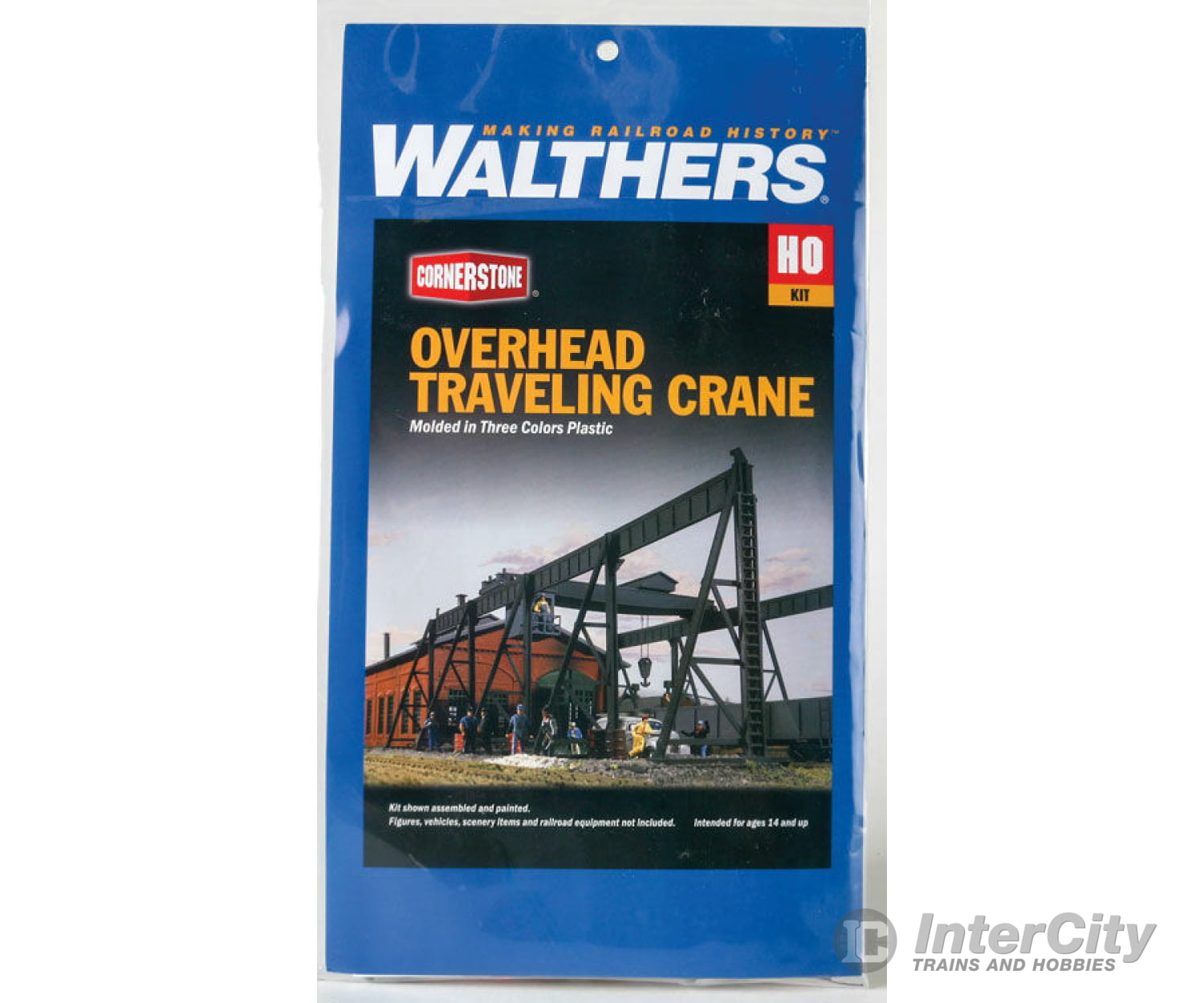 Walthers Cornerstone 3102 Overhead Traveling Crane -- Kit - 12-3/16 X 8-5/8’ 31 21.9Cm Structures