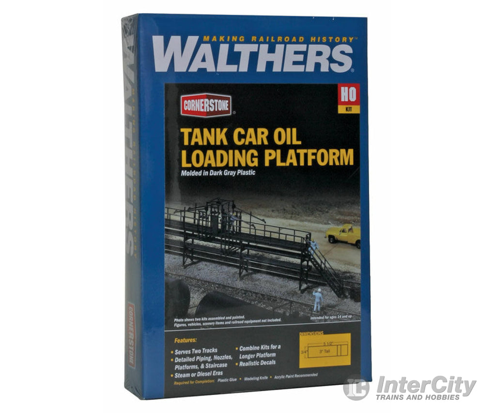 Walthers Cornerstone 3104 Oil Loading Platform -- Kit - 7 X 13/16’ 17.8 2.1Cm Structures