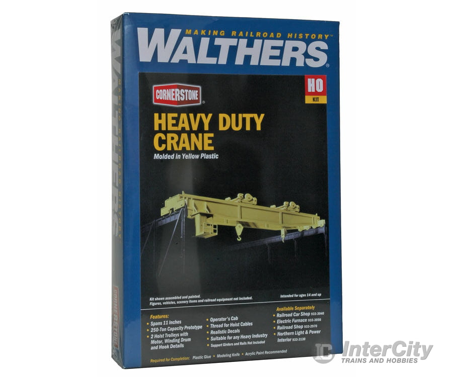 Walthers Cornerstone 3150 Heavy-Duty Overhead Crane -- Kit - 11 X 2-3/8 2-5/16’ 27.5 5.9 5.7Cm