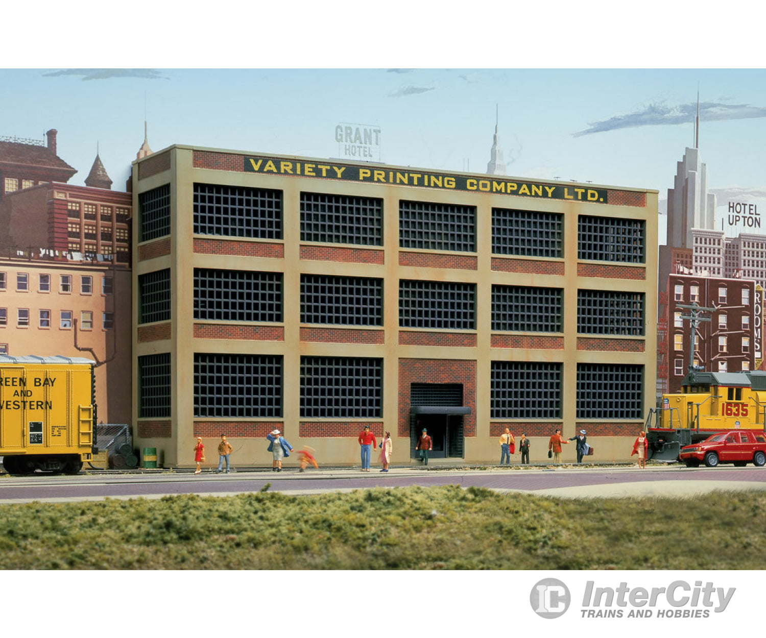 Walthers Cornerstone 3161 Variety Printing Background Building -- Kit - 12-1/4 X 2-3/4 6-11/16 30.6