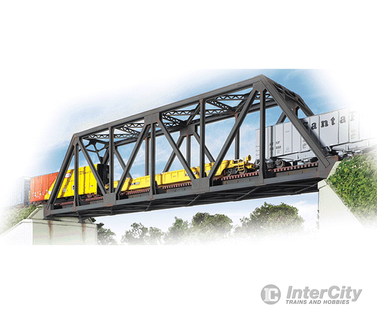 Walthers Cornerstone 3185 Single - Track Railroad Truss Bridge - - Kit - 20 X 3 - 1/4 5’ 50 8.1