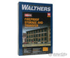 Walthers Cornerstone 3189 Fireproof Storage And Transfer Background Building -- Kit - 12-7/8 X