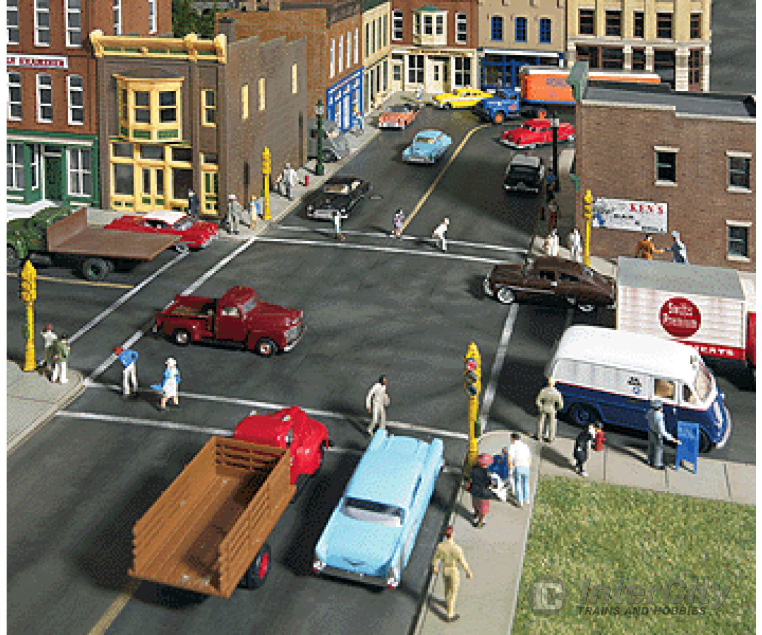 Walthers Cornerstone 3194 Asphalt Street System - - Kit - Complete Set Roads & Streets