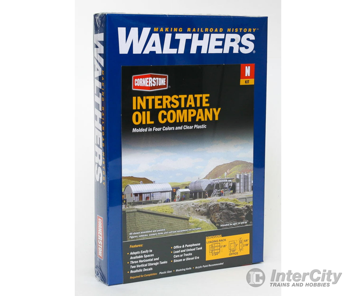 Walthers Cornerstone 3200 Interstate Fuel & Oil -- Kit Scenery Details